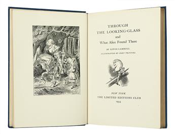 (THE LIMITED EDITIONS CLUB.) Dodgson, Charles Lutwidge (Lewis Carroll Alices Adventures in Wonderland * Through the Looking-Glass, and